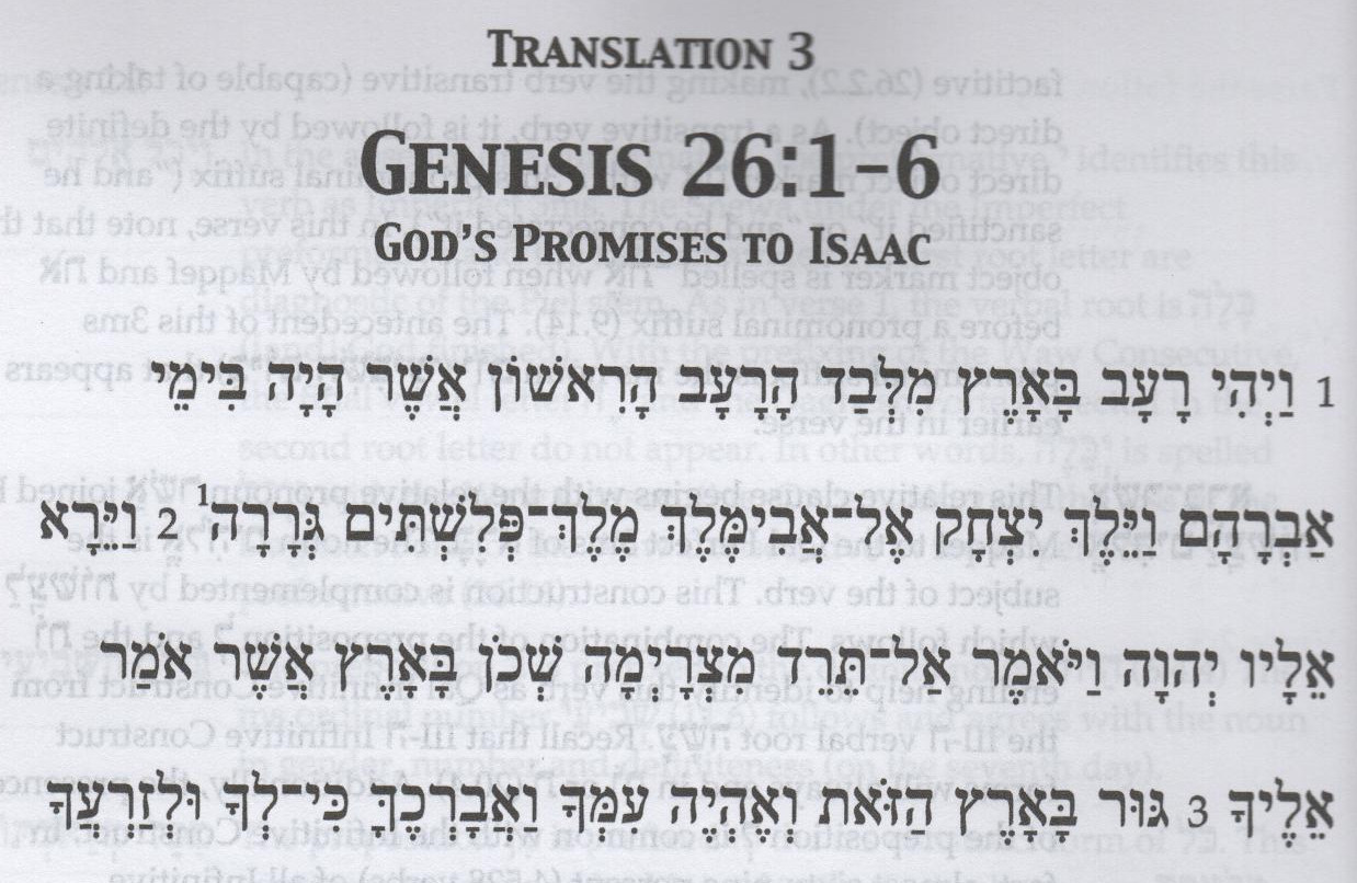 graded reader genesis 26